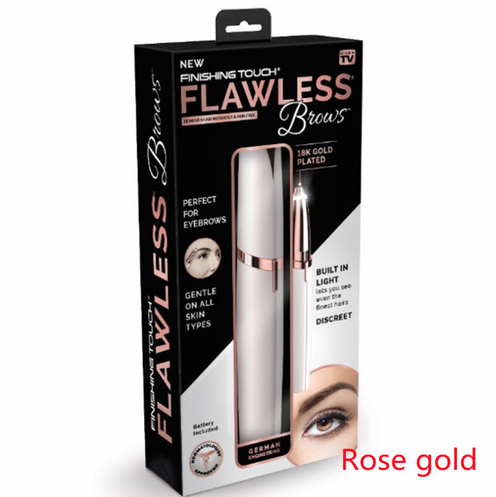 Flawlessly Brows Electric Eyebrow Remover – Painless, Precision Hair Removal Tool - Epilators | Buy Online in UK