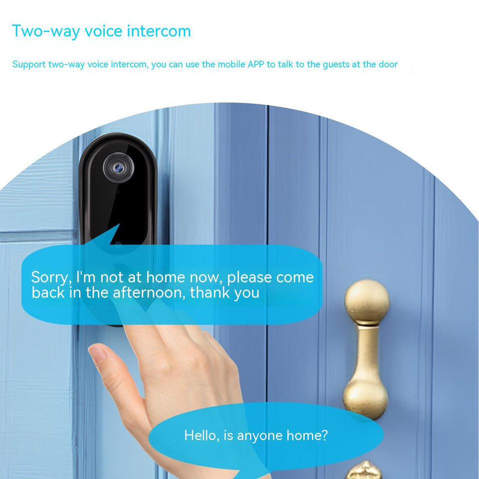 Home Wireless Smart WiFi Doorbell with AI – Easy Setup & HD Video - Door Bells & Chimes | Buy Online in UK