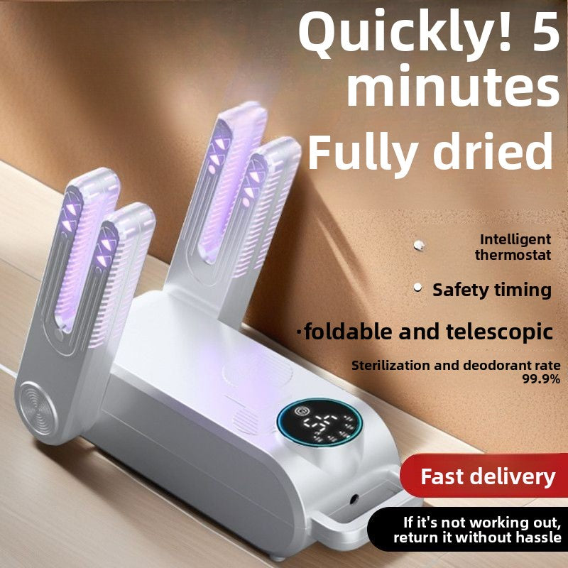 Intelligent constant-temperature shoe drying device