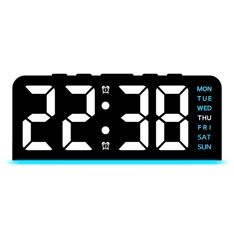 LED Digital Alarm Clock with Date Display