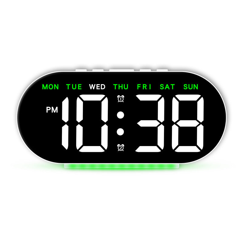 LED Digital Alarm Clock with Date Display