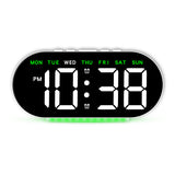 LED Digital Alarm Clock with Date Display