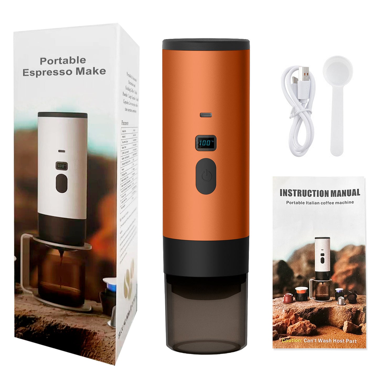 Buy Wireless Portable Espresso Machine for Car & Travel – Electric Capsule Coffee Maker in UK - High Quality Espresso Machines