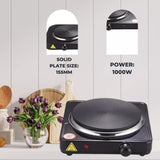 1 0 0 0 W Electric Portable Kitchen Single Hot Plate Hob - | Buy Online in UK