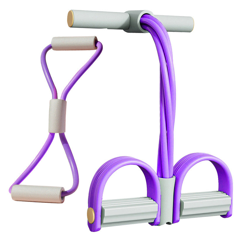 8-character tension device open back sit-ups pull rope four-tube pedal tension device pedal yoga fitness device generation
