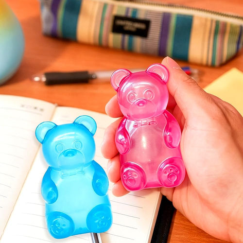 2 pcs Gummy Bear Toy, Squishy Stress Balls for Adults Kids, Sugar Filled Squishy Toys, Fidget