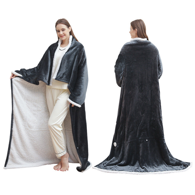 Smart Heating Blanket with Sleeves
