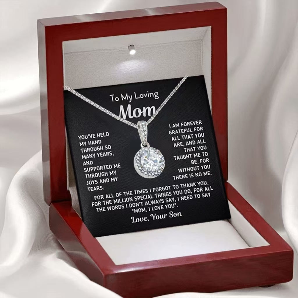 Fashionable Rhinestone Pendant Necklace for Women UK product image