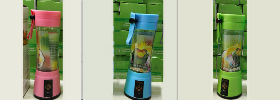 Portable USB Rechargeable Mini Blender – Electric Fruit Juicer - Food Blenders | Buy Online in UK