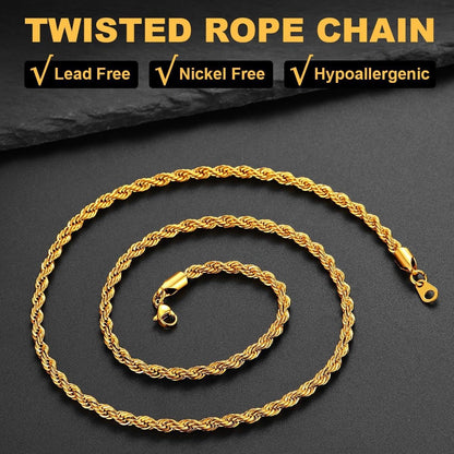 Stainless Steel Jewelry for Women & Men – Durable