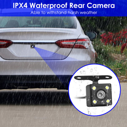 1Pc WiFi FHD 1080P Car Dash Cam – 3 Channels Front, Rear & Inside with Loop Recording & Reversing Visual - Dash Video Cameras | Buy Online in UK
