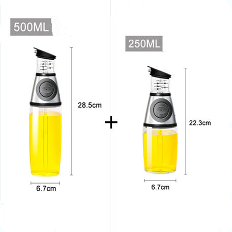 500ml Measurable Glass Oil Bottle - Oil Dispensers | Buy Online in UK