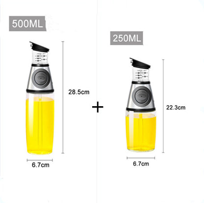 500ml Measurable Glass Oil Bottle - Oil Dispensers | Buy Online in UK