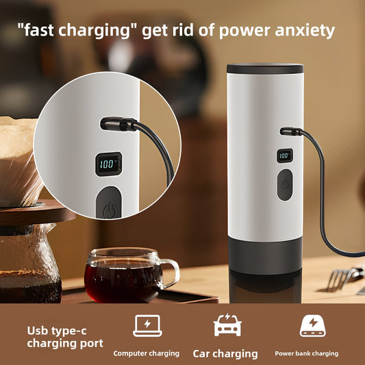 Buy Wireless Portable Espresso Machine for Car & Travel – Electric Capsule Coffee Maker in UK - High Quality Espresso Machines