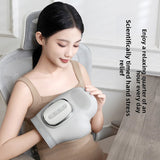 Hand heating massage device
