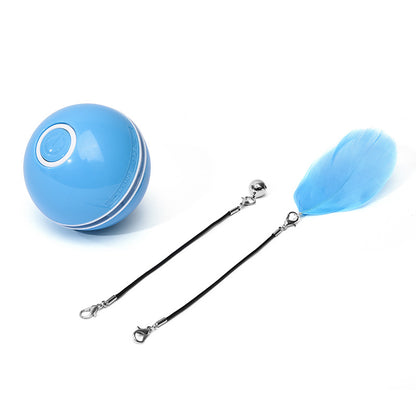 LED Laser Electronic Rolling Pet Funny Cat Toy Ball - | Buy Online in UK