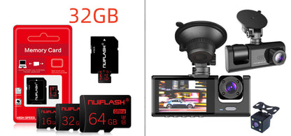 HD 1080P Three-Record Driving Recorder – Front, Rear & Inside Car Camera - Dash Video Cameras | Buy Online in UK