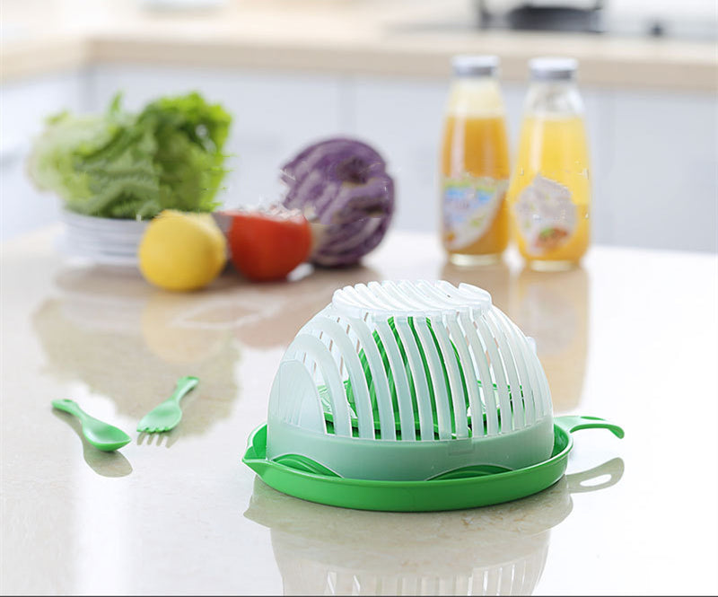 Creative Salad Cutter – Quick Fruit & Vegetable Slicer for Fast Healthy Meal Prep - Kitchen Slicers | Buy Online in UK