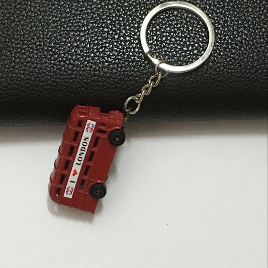 Male And Female UK London Double Decker Bus Keychain - Uncategorized | Buy Online in UK