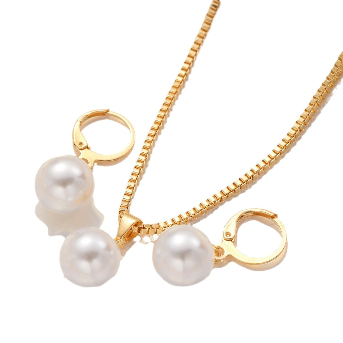 Elegant Pearl Imitation Jewelry Set for Women