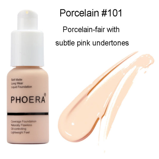 Explosive Press Type Oil Control Natural Color Matte Concealer Foundation Cream - Foundations & Concealers | Buy Online in UK