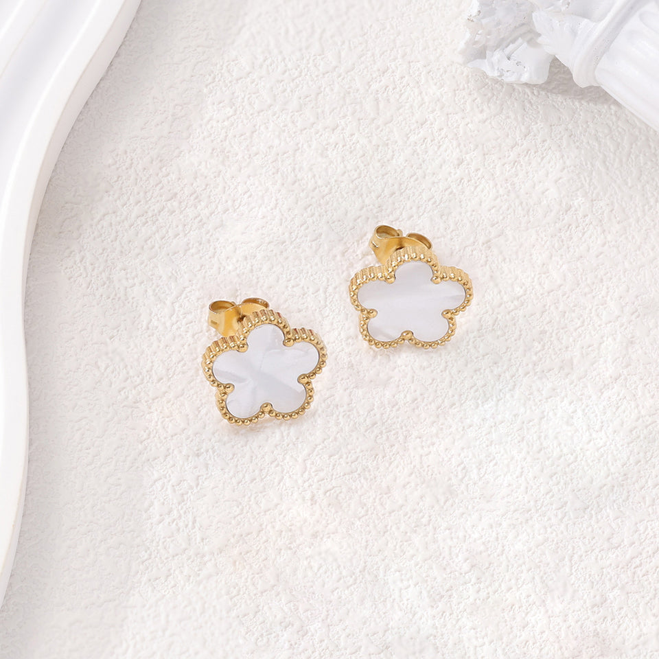 Clover Five-Petal Bracelet Jewelry – Lucky Flower Charm Bracelet for Women