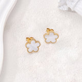 Clover Five-Petal Bracelet Jewelry – Lucky Flower Charm Bracelet for Women