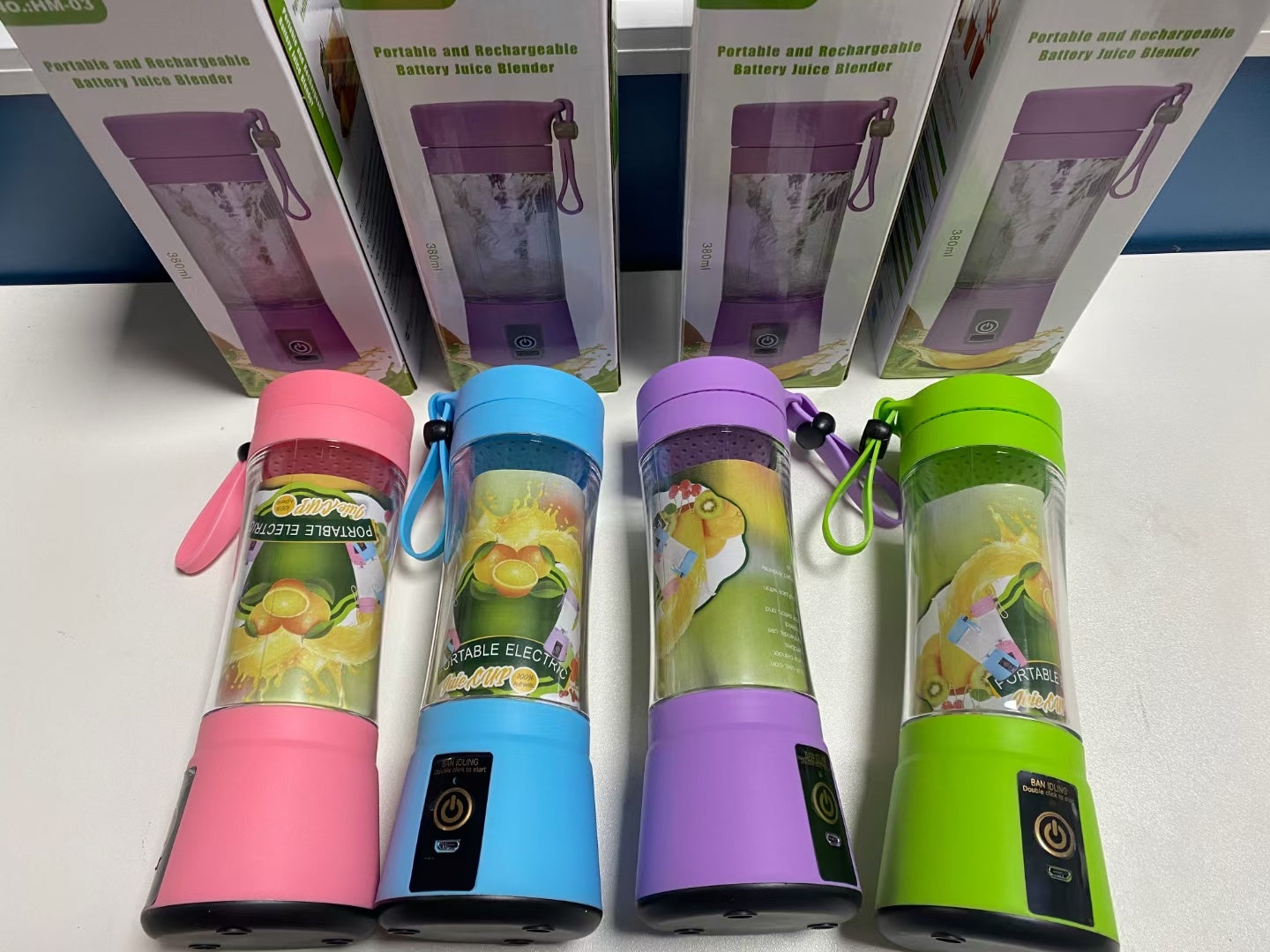 Portable USB Rechargeable Mini Blender – Electric Fruit Juicer - Food Blenders | Buy Online in UK
