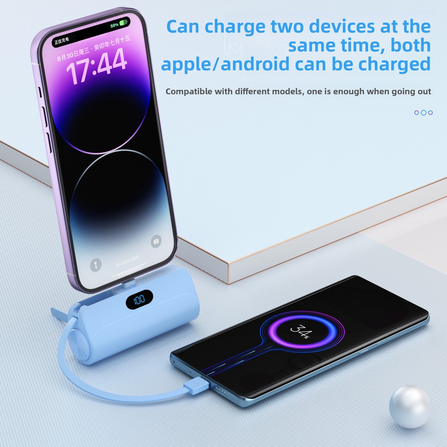Mini charging treasure