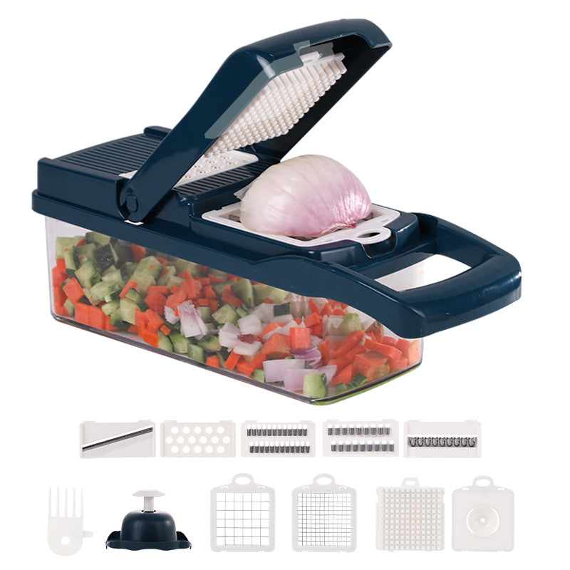 Multifunctional Vegetable Cutter Home Kitchen Slicing And Dicing Fruit Artifact - Buy Online at RONGORA LTD
