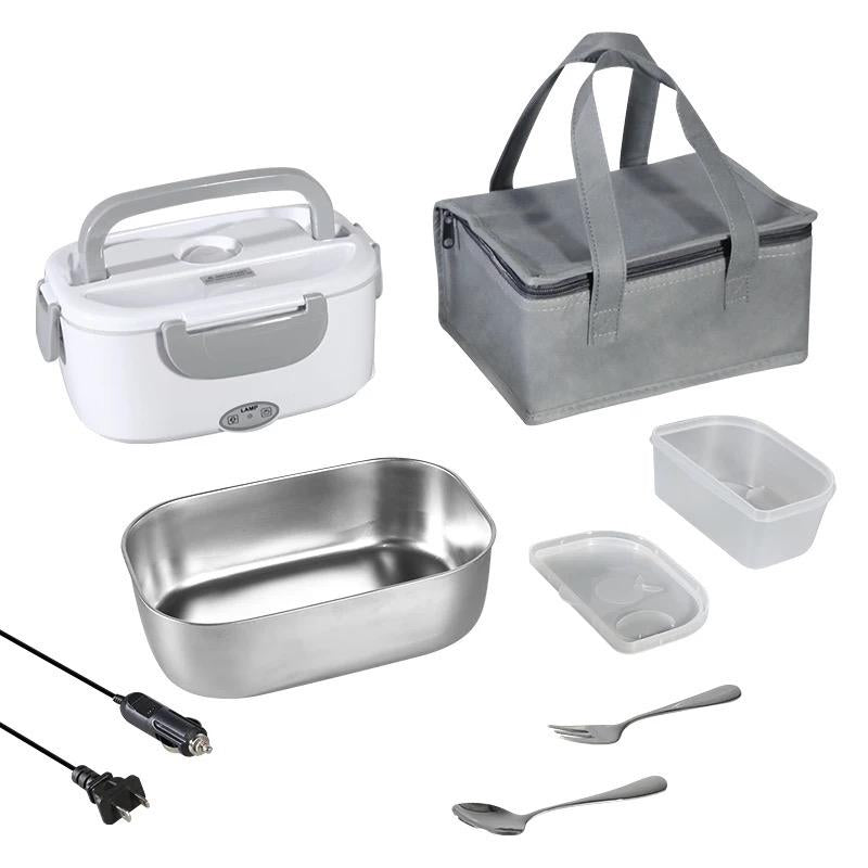 Electric Lunch Box Food Warmer for Home and Car - 1.5L Portable Heating Microwave - Food Warmers | Buy Online in UK