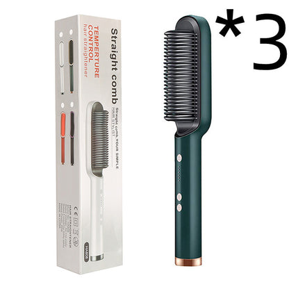 New 2-in-1 Hair Straightener & Curling Tong – Dual-purpose Electric Hair Brush - Straightening Brushes | Buy Online in UK