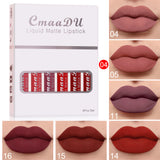 6 Boxes Matte Non-stick Waterproof Lipstick – Long Lasting Lip Gloss Set - Lipsticks | Buy Online in UK