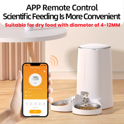 4L Automatic Pet Feeder Cat Food Dispenser Accessorie - Automatic Feeders | Buy Online in UK