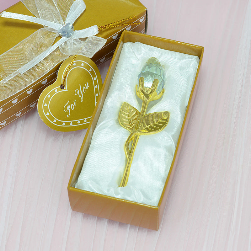 Crystal Rose Ornament - Holiday Ornaments | Buy Online in UK