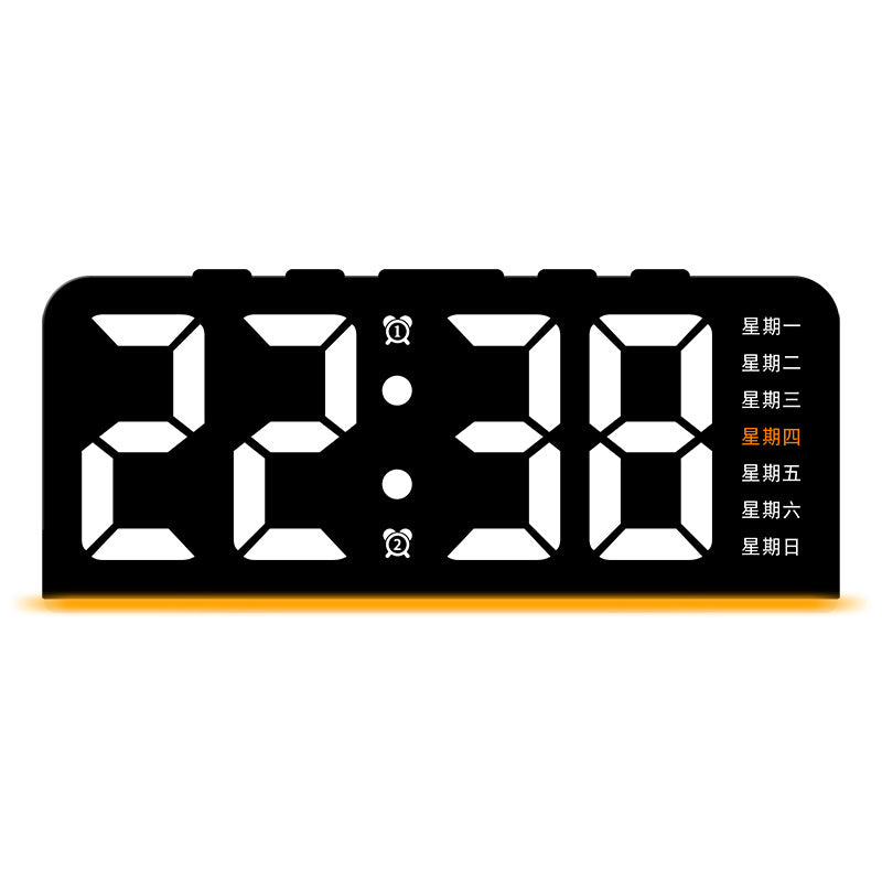 LED Digital Alarm Clock with Date Display