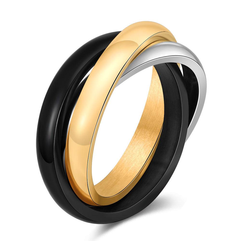 Three-ring stainless steel ring - Rings | Buy Online in UK