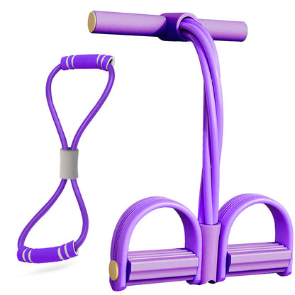 8-character tension device open back sit-ups pull rope four-tube pedal tension device pedal yoga fitness device generation