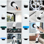 Cordless Electric Spin Scrubber with 8 Brush Heads