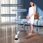 Cordless Electric Spin Scrubber with 8 Brush Heads