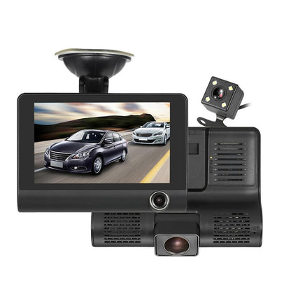 HD 1080P Three-Record Driving Recorder – Front, Rear & Inside Car Camera - Dash Video Cameras | Buy Online in UK