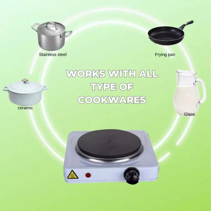 1 0 0 0 W Electric Portable Kitchen Single Hot Plate Hob - | Buy Online in UK