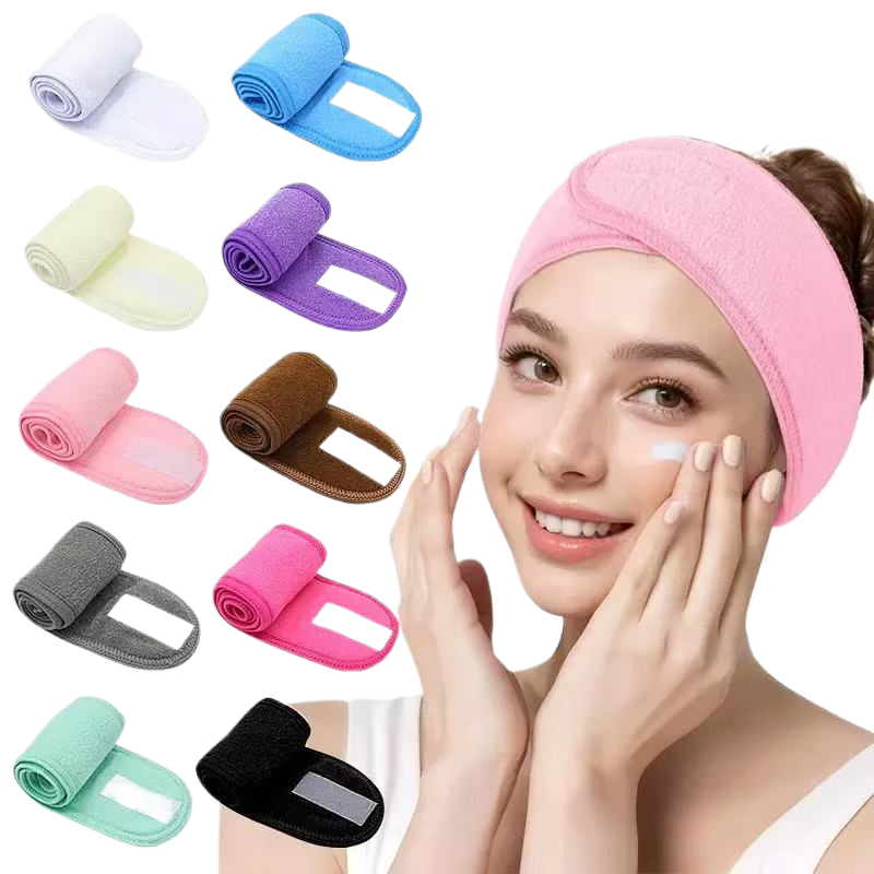 Adjustable Velcro Headband for Sports and Skincare - Headbands | Buy Online in UK