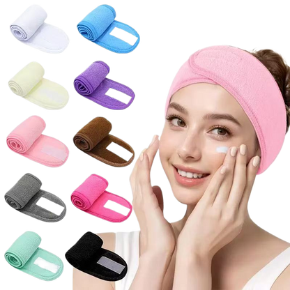 Adjustable Velcro Headband for Sports and Skincare - Headbands | Buy Online in UK