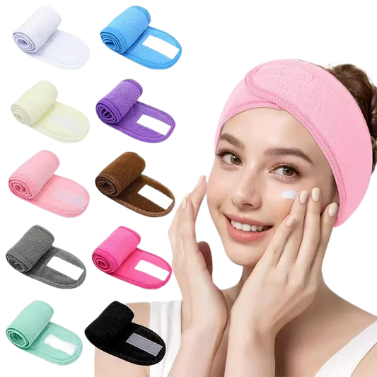 Adjustable Velcro Headband for Sports and Skincare - Headbands | Buy Online in UK