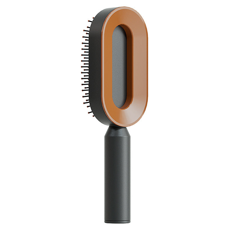 Self-Cleaning Hair Brush for Women – One-Key Cleaning, Anti-Static Hair Loss Comb - Hair Combs | Buy Online in UK