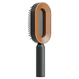 Self-Cleaning Hair Brush for Women – One-Key Cleaning, Anti-Static Hair Loss Comb - Hair Combs | Buy Online in UK