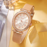 Women'S Fashion Quartz Watch Luxury Leather Band Analog Wristwatch Ladies - Watches | Buy Online in UK