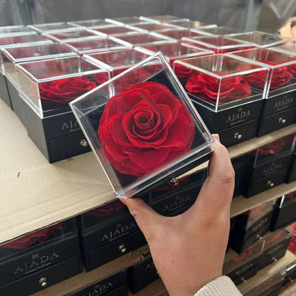 Buy Eternal Rose Jewelry Box with Hidden Necklace Drawer – Valentine Gift for Women in UK - High Quality Jewelry Boxes