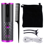 Rechargeable Automatic Hair Curler for Women – Portable Ceramic Hair Curler - Curling Irons | Buy Online in UK